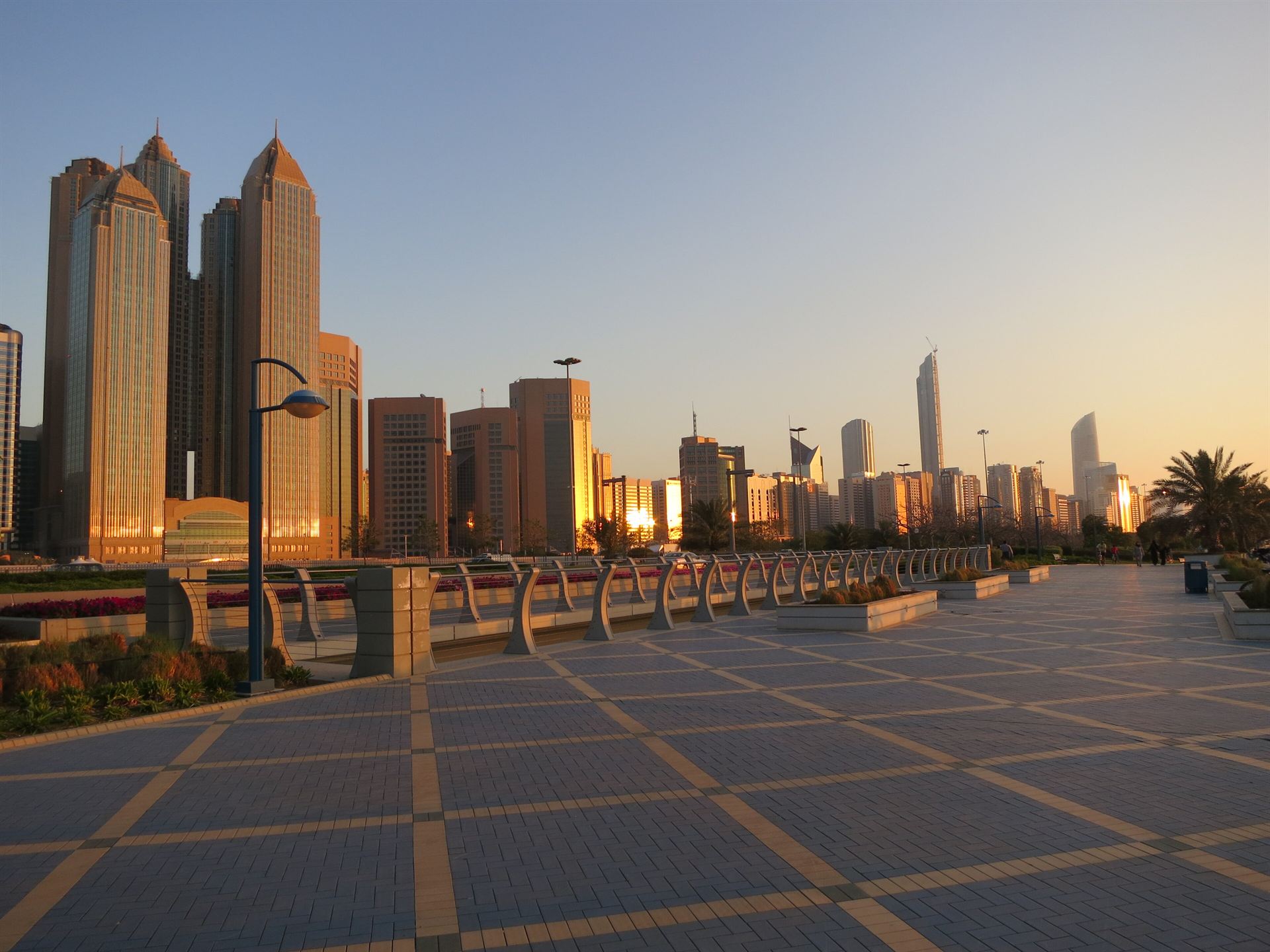 Abu Dhabi Corniche waterfront