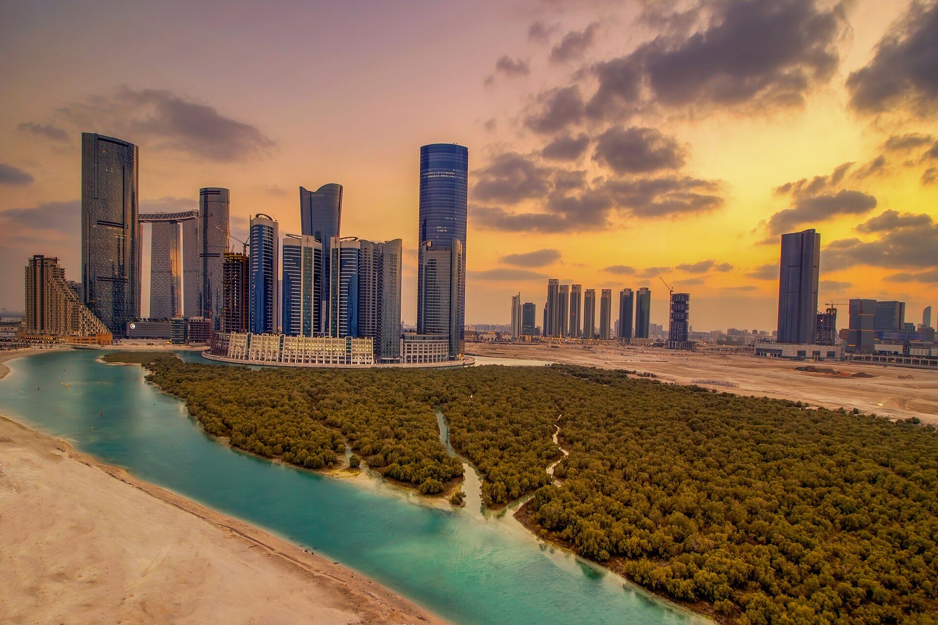 Al Reem Island skyline